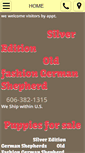 Mobile Screenshot of oldfashiongermanshepherd.com